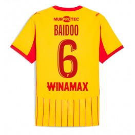 RC Lens Samson Baidoo #6 Thuis tenue 2025-26 Korte Mouw
