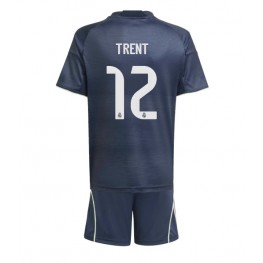 Real Madrid Alexander-Arnold #12 Uit tenue Kids 2025-26 Korte Mouw (+ Korte broeken)