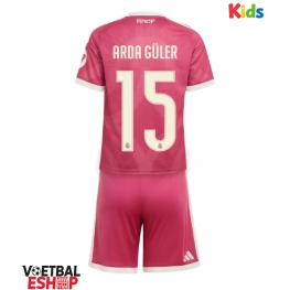 Real Madrid Arda Guler #15 Derde tenue Kids 2026-27 Korte Mouw (+ Korte broeken)
