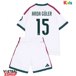 Real Madrid Arda Guler #15 Thuis tenue Kids 2026-27 Korte Mouw (+ Korte broeken)