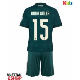 Real Madrid Arda Guler #15 Uit tenue Kids 2026-27 Korte Mouw (+ Korte broeken)