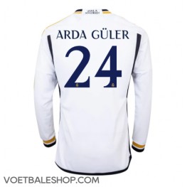 Real Madrid Arda Guler #24 Thuis tenue 2023-24 Lange Mouw