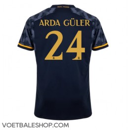Real Madrid Arda Guler #24 Uit tenue 2023-24 Korte Mouw