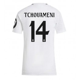 Real Madrid Aurelien Tchouameni #14 Thuis tenue Dames 2024-25 Korte Mouw