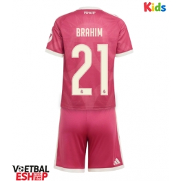 Real Madrid Brahim Diaz #21 Derde tenue Kids 2026-27 Korte Mouw (+ Korte broeken)