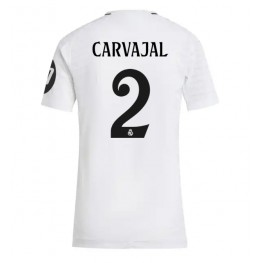 Real Madrid Daniel Carvajal #2 Thuis tenue Dames 2024-25 Korte Mouw