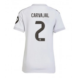 Real Madrid Daniel Carvajal #2 Thuis tenue Dames 2025-26 Korte Mouw