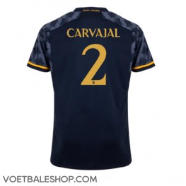 Real Madrid Daniel Carvajal #2 Uit tenue 2023-24 Korte Mouw