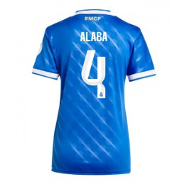 Real Madrid David Alaba #4 Derde tenue Dames 2025-26 Korte Mouw