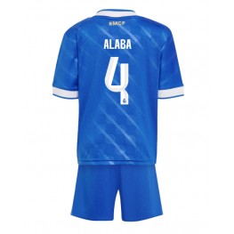 Real Madrid David Alaba #4 Derde tenue Kids 2025-26 Korte Mouw (+ Korte broeken)
