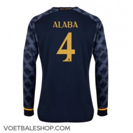 Real Madrid David Alaba #4 Uit tenue 2023-24 Lange Mouw