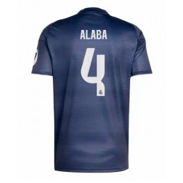 Real Madrid David Alaba #4 Uit tenue 2025-26 Korte Mouw