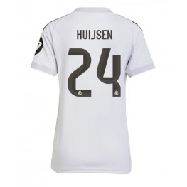 Real Madrid Dean Huijsen #24 Thuis tenue Dames 2025-26 Korte Mouw