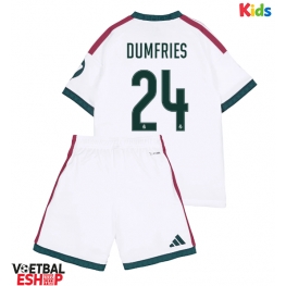 Real Madrid Denzel Dumfries #24 Thuis tenue Kids 2026-27 Korte Mouw (+ Korte broeken)