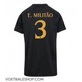 Real Madrid Eder Militao #3 Derde tenue Dames 2023-24 Korte Mouw