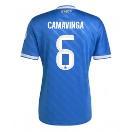Real Madrid Eduardo Camavinga #6 Derde tenue 2025-26 Korte Mouw