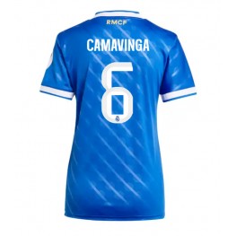 Real Madrid Eduardo Camavinga #6 Derde tenue Dames 2025-26 Korte Mouw
