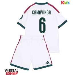 Real Madrid Eduardo Camavinga #6 Thuis tenue Kids 2026-27 Korte Mouw (+ Korte broeken)