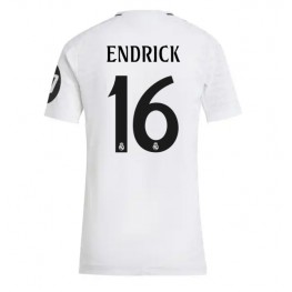 Real Madrid Endrick #16 Thuis tenue Dames 2024-25 Korte Mouw