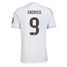 Real Madrid Endrick #9 Thuis tenue 2025-26 Korte Mouw