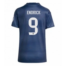 Real Madrid Endrick #9 Uit tenue Dames 2025-26 Korte Mouw