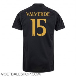 Real Madrid Federico Valverde #15 Derde tenue 2023-24 Korte Mouw