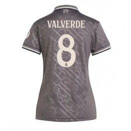 Real Madrid Federico Valverde #8 Derde tenue Dames 2024-25 Korte Mouw