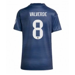 Real Madrid Federico Valverde #8 Uit tenue Dames 2025-26 Korte Mouw