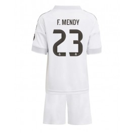 Real Madrid Ferland Mendy #23 Thuis tenue Kids 2025-26 Korte Mouw (+ Korte broeken)