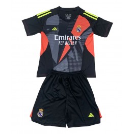 Real Madrid Keeper Uit tenue Kids 2024-25 Korte Mouw (+ Korte broeken)