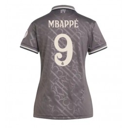Real Madrid Kylian Mbappe #9 Derde tenue Dames 2024-25 Korte Mouw