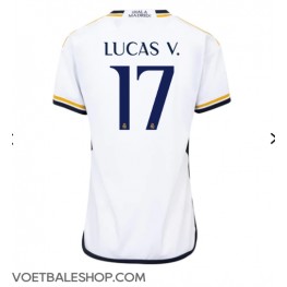 Real Madrid Lucas Vazquez #17 Thuis tenue Dames 2023-24 Korte Mouw