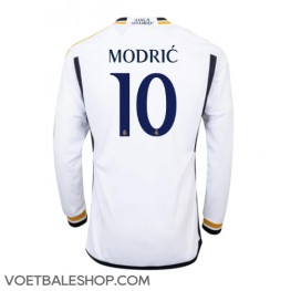Real Madrid Luka Modric #10 Thuis tenue 2023-24 Lange Mouw