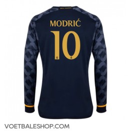 Real Madrid Luka Modric #10 Uit tenue 2023-24 Lange Mouw
