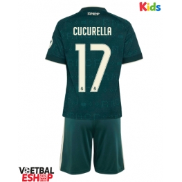 Real Madrid Marc Cucurella #17 Uit tenue Kids 2026-27 Korte Mouw (+ Korte broeken)
