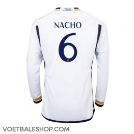 Real Madrid Nacho #6 Thuis tenue 2023-24 Lange Mouw