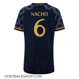 Real Madrid Nacho #6 Uit tenue Dames 2023-24 Korte Mouw