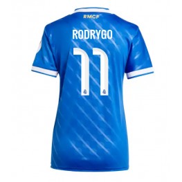 Real Madrid Rodrygo Goes #11 Derde tenue Dames 2025-26 Korte Mouw