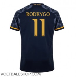 Real Madrid Rodrygo Goes #11 Uit tenue 2023-24 Korte Mouw