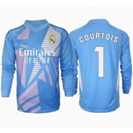 Real Madrid Thibaut Courtois #1 Keeper Thuis tenue 2024-25 Lange Mouw