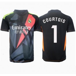 Real Madrid Thibaut Courtois #1 Keeper Uit tenue 2024-25 Korte Mouw