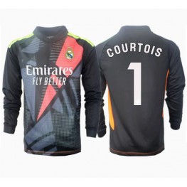 Real Madrid Thibaut Courtois #1 Keeper Uit tenue 2024-25 Lange Mouw