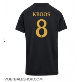 Real Madrid Toni Kroos #8 Derde tenue Dames 2023-24 Korte Mouw