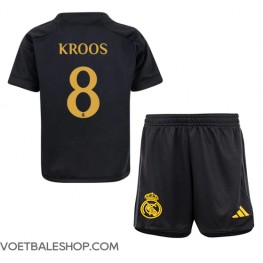 Real Madrid Toni Kroos #8 Derde tenue Kids 2023-24 Korte Mouw (+ Korte broeken)