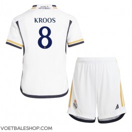 Real Madrid Toni Kroos #8 Thuis tenue Kids 2023-24 Korte Mouw (+ Korte broeken)