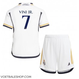 Real Madrid Vinicius Junior #7 Thuis tenue Kids 2023-24 Korte Mouw (+ Korte broeken)
