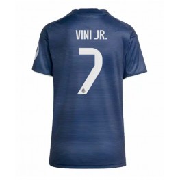 Real Madrid Vinicius Junior #7 Uit tenue Dames 2025-26 Korte Mouw