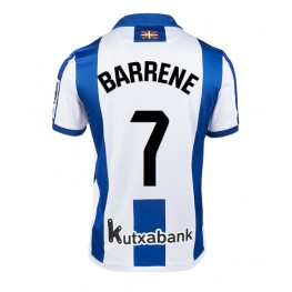 Real Sociedad Ander Barrenetxea #7 Thuis tenue 2024-25 Korte Mouw
