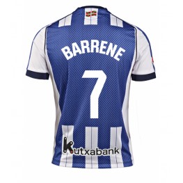 Real Sociedad Ander Barrenetxea #7 Thuis tenue 2025-26 Korte Mouw Real Sociedad Ander Barrenetxea #7 Thuis tenue 2025-26 Korte Mouw