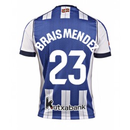 Real Sociedad Brais Mendez #23 Thuis tenue 2025-26 Korte Mouw Real Sociedad Brais Mendez #23 Thuis tenue 2025-26 Korte Mouw